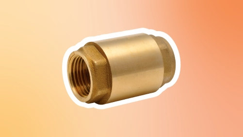 Image d'un clapet anti-retour sur un fond dégradé